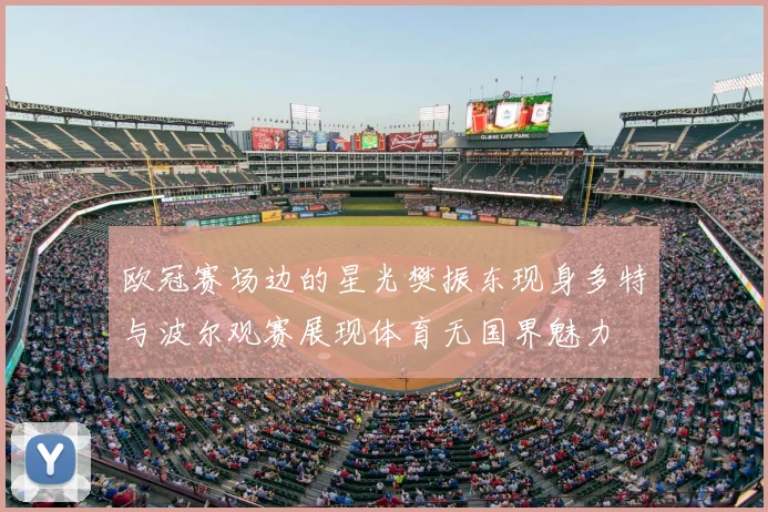 欧冠赛场边的星光樊振东现身多特与波尔观赛展现体育无国界魅力